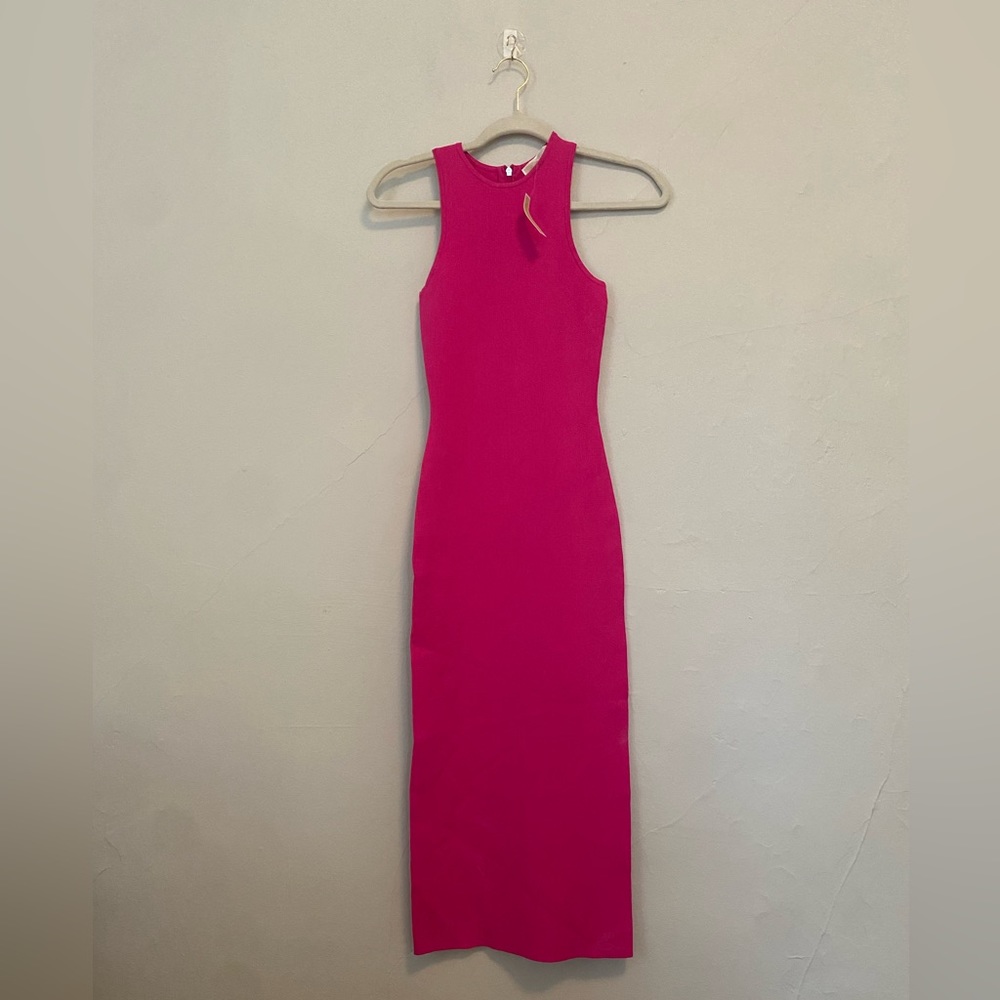 Michael Kors Stretch Viscose Racerback Tank Dress